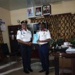 Outing going Imo NSCDC ,Commandant Matthew Sunday Ovye(Right) handing over to Commandant Mary E. Mbanugo(Left) on 16th September 2024.